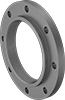 Low-Pressure Galvanized Iron and Steel Threaded Pipe Flanges