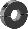 Hex Two-Piece Shaft Collars