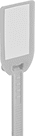 Image of Product. Back orientation. Cable Ties. Cable Ties with ID Tag, Style F.