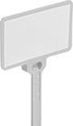Image of Product. Back orientation. Cable Ties. Cable Ties with ID Tag, Style G.