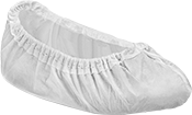 Image of Product. Front orientation. Shoe Covers. Clean Room Shoe Covers, Shoe Covers, Polypropylene Fabric.