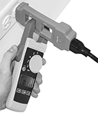 Image of ProductInUse. Front orientation. Multimeter Line Splitters. Clamp-On Multimeter Line Splitters.