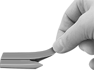 Image of ProductInUse. Front orientation. Glue. Reusable Adhesive Putty.