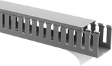 Image of Product. Front orientation. Wire Duct. Slotted Wire Duct with Snap-On Cover, Adhesive Back.