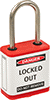 Weather-Resistant Choose-a-Color Lockout Padlocks with Labels