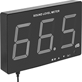 Image of Product. Front orientation. Sound Level Monitors. Large-Display Sound Level Monitors.