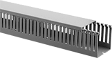Image of Product. Front orientation. Wire Duct. Narrow-Slotted Wire Duct with Snap-On Cover.