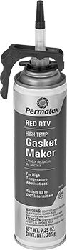 Image of Product. Front orientation. High-Temperature Gasket Maker, Permatex 85915, 7.25 oz. Nozzle-Top Can.