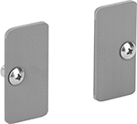 Image of Product. Adapter Clips. Front orientation. Lockout Mounting Clips. Electrical Panel Lockouts.