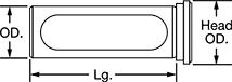 Image of Attribute. Front orientation. Contains Annotated. Lathe Tool Holder Bushings for CNC Lathes.