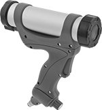 Image of Product. Front orientation. Caulk Guns. Adjustable-Flow Air-Powered Caulk Guns.