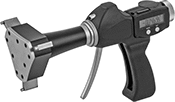 Image of Product. Pistol-Grip Gauge. Front orientation. Bore Gauges. Harsh-Environment Electronic Pistol-Grip Bore Gauge Sets.