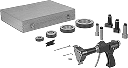 Image of Product. Pistol-Grip Gauge Set. Front orientation. Bore Gauges. Harsh-Environment Electronic Pistol-Grip Bore Gauge Sets.