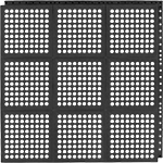 Image of Product. Shown Interlocked. Top orientation. Floor Mats. Greaseproof Interlocking Drainage Floor Mats.