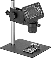 Image of ProductInUse. Front orientation. Microscopes. Portable Benchtop Video Microscopes with Built-In Monitor.