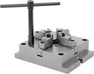 Image of Product. Front orientation. Jaw Fixtures. Stationary Clamping Jaw Fixtures, 4 Jaws.