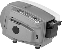 Image of Product. Front orientation. Tape Dispensers. Automatic Tape Dispensers for Water-Activated Packaging Tape.