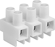 Image of Product. Style A. Front orientation. Terminal Blocks. Touch-Safe Terminal Blocks, Style A, Screw-Clamp-Terminal Wire Connection.