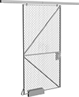 Image of Product. Front orientation. Wire Partitions. Build-Your-Own Wire Partitions, Sliding Doors for Framed and Unframed Wall Panels.