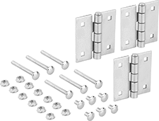 Image of Product. Front orientation. Wire Partitions. Build-Your-Own Wire Partitions, Adjustable Corner Post Kits for Framed Wall Panels.