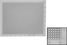 Image of Product. Top orientation. Contains Inset. Circuit Boards. Lead-Free Ready-to-Use Circuit Boards, Circuit Boards with Numbered Holes (Increments of 5).