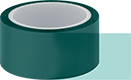 Image of Product. Front orientation. Masking Tape. Masking Tape for Powder Coating, Green.