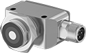 Image of Product. Front orientation. Ultrasonic Sensors. Ultrasonic Transmitters, 90° Elbow.