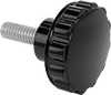 Vibration-Resistant Threaded-Stud Knobs