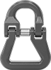 Removable Triangle-Shaped Connecting Links—For Lifting
