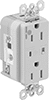 Surge-Suppressing Snug-Fit Straight-Blade Connectors