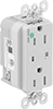 Surge-Suppressing Straight-Blade Receptacles