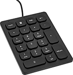 Image of Product. Front orientation. Keyboards. Number Pads.