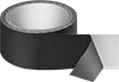 Image of Product. Front orientation. Low-Friction Tape. Antistatic Low-Friction Fiberglass Tape Coated with Teflon® PTFE.