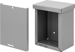 Image of Product. Front orientation. Electrical Enclosures. Weather-Resistant Enclosures, Vertical Mount with Lift-Off Cover.