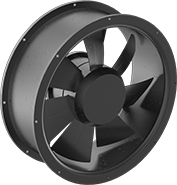 Image of Product. Front orientation. Fans. High-Pressure Washdown Equipment-Cooling Fans, Round.
