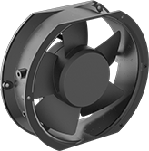 Image of Product. Front orientation. Fans. High-Pressure Washdown DC Equipment-Cooling Fans, Oblong.