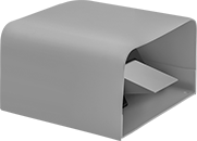 Image of Product. Style E. Front orientation. Foot Switches. Corrosion-Resistant Washdown Foot Switches, Quick-Disconnect-Terminal Wire Connection, With Guard, Style E.