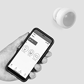 Image of ProductInUse. Front orientation. Light Switch Sensors. Smart Wall/Ceiling-Mount Motion-Sensing Light Controls.