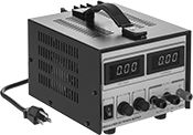 Image of Product. Front orientation. Power Supplies. Ultra-Low-Noise Bench-Mount Power Supplies, With 1 Output Power Connection—Digital Display.