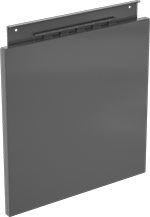 Image of Product. Shelf Shown Folded. Front orientation. Shelves. Fold-Away Shelves.