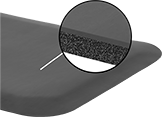 Image of Product. Front orientation. Contains Inset. Floor Mats. Wear-Resistant Antifatigue Floor Mats, Style H.