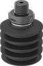 Image of Product. Male. Front orientation. Vacuum Cups. Vacuum Cups for Bagged Materials, Multiple Bellows, Male.