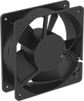 Image of Product. Front orientation. Fans. High-Temperature Equipment-Cooling Fans, Square.