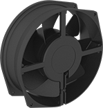 Image of Product. Front orientation. Fans. High-Temperature Equipment-Cooling Fans, Round.