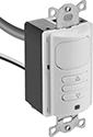 Image of Product. Infrared Sensor. Front orientation. Light Switch Sensors. Wall-Mount Motion-Sensing Light Controls, Dimming Light Switch Sensors, 1,800 W @ 277V AC.