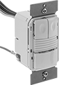 Image of Product. Infrared Sensor for 2 Circuits. Front orientation. Light Switch Sensors. Wall-Mount Motion-Sensing Light Controls.
