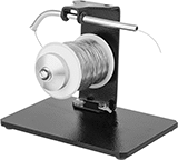 Image of ProductInUse. Front orientation. Solder Spool Holders. Freestanding Mount, Solder Wire Guide.