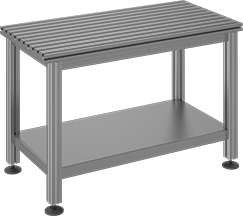 Image of Product. Front orientation. Fixture Tables. T-Slot Fixture Tables.