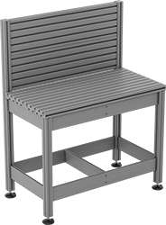 Image of Product. Front orientation. Fixture Tables. T-Slot Fixture Tables, Tables, Style B.