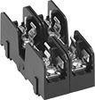 Image of Product. Front orientation. Fuse Blocks. Fuse Blocks for UL Class Fuses, For 2 Fuses, Quick-Disconnect-Terminal Wire Connection.